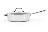 Professional Non-Stick Clad Jumbo Cooker, Burgundy, 5-L