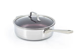 Professional Non-Stick Clad Jumbo Cooker, Burgundy, 5-L