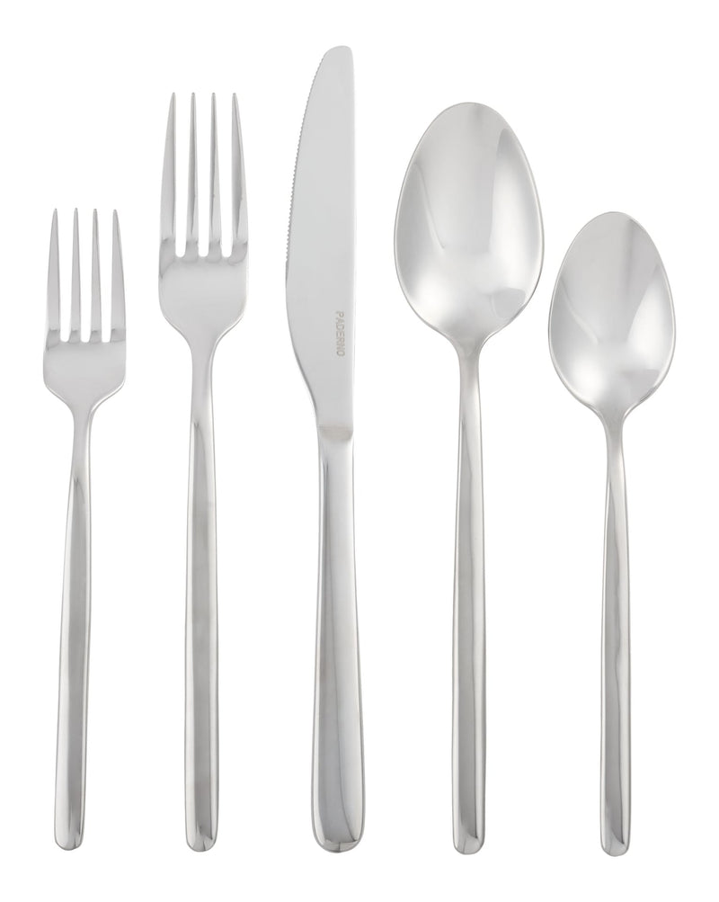 Slim Rounded Handle Flatware Set, Serves 12, 60-pc D3911
