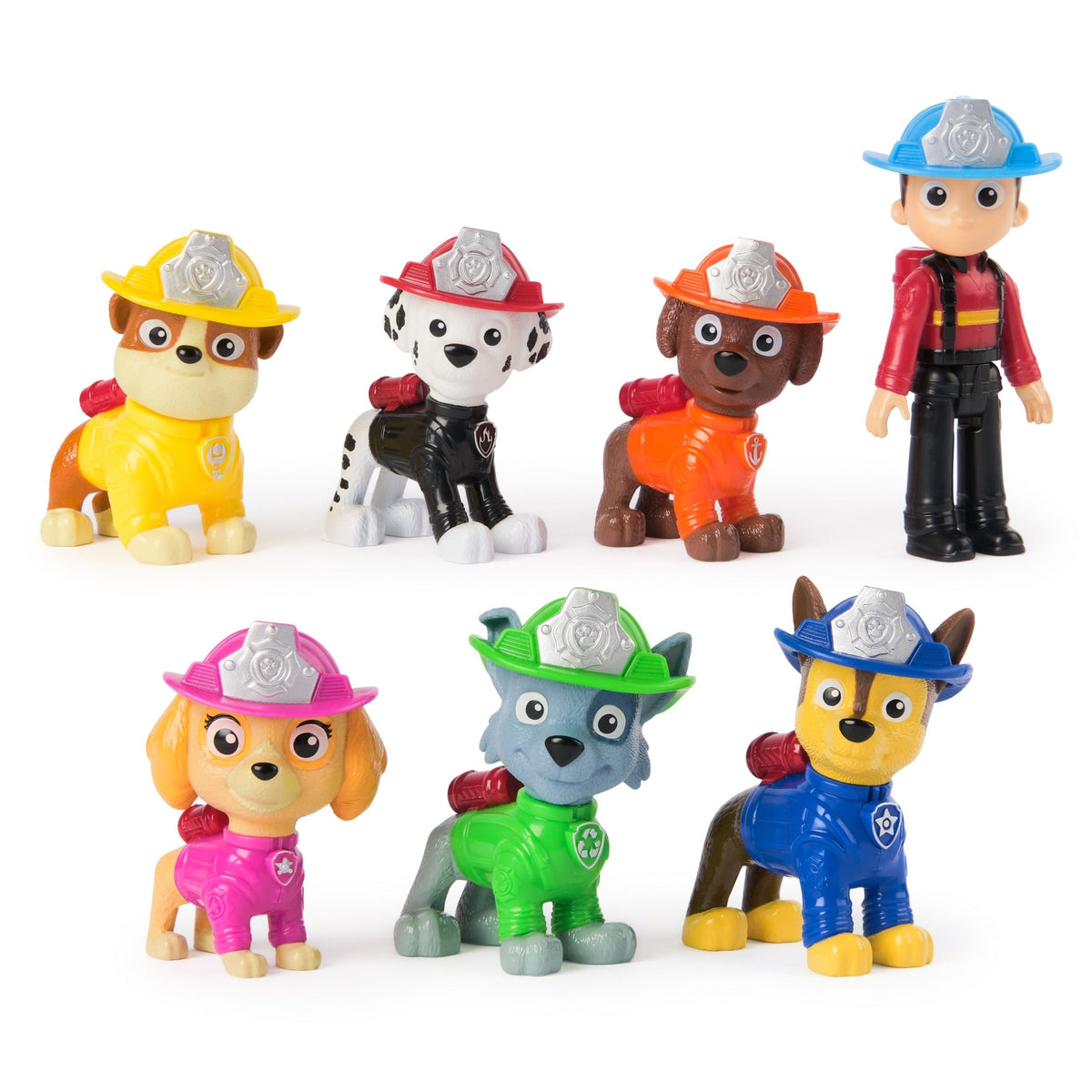 Fire Rescue Team Pack Playset with 7 Collectible Figures, Ages 3+