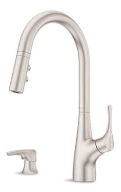Arvada Pull-Down Kitchen Faucet, Stainless Steel E6673