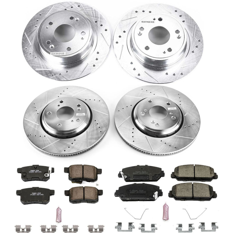 Z23 Evolution Sport Performance Brake Kit - Front & Rear (Part# K6000 - K16000) O74