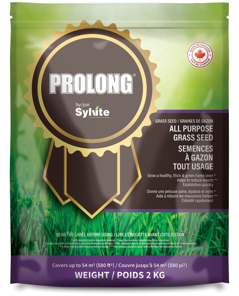 All Purpose Grass Seed, Covers 580 sq. ft., 2-kg M8094