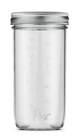 PUR BPA-Free Wide Mouth Canning Jars, 24-oz, 6-pk
