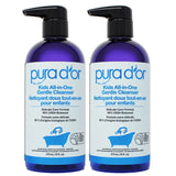 Pura D'or Kids All-in-One Gentle Cleanser, 2 x 473 mL