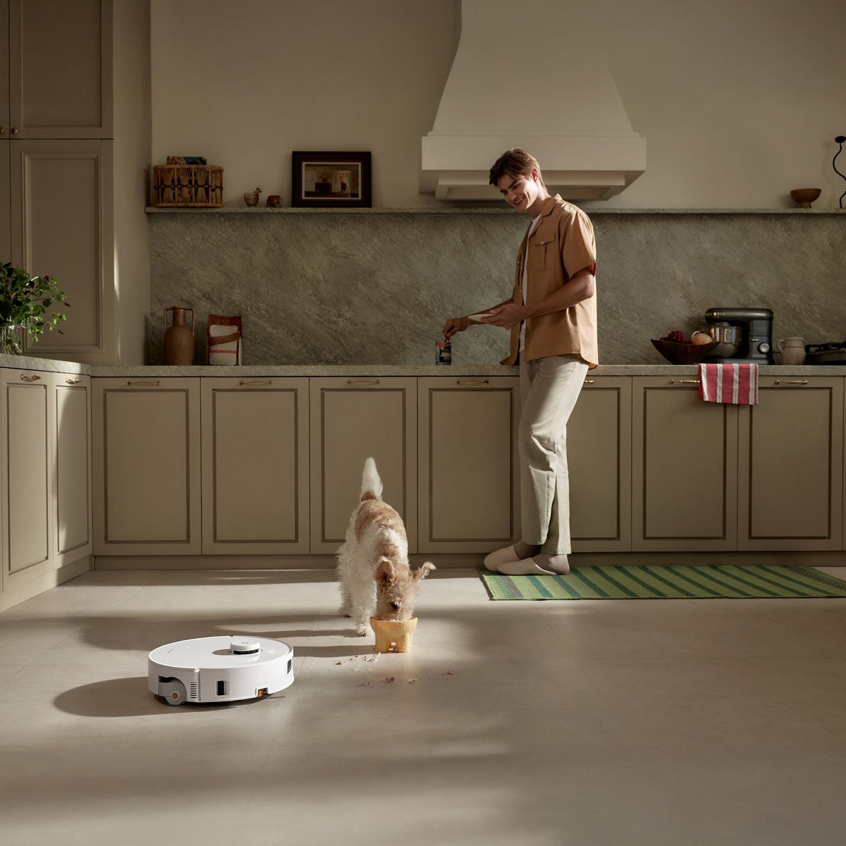 Roborock Qrevo Curv 2 Flow Robot Vacuum & Mop featuring 20,000 Pa suction, a 220 RPM roller mop, and advanced LiDAR navigation.
