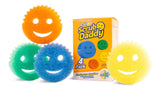 Colors Scratch-Free Cleaning Sponge/Scrubber with FlexTexture, 4-pk