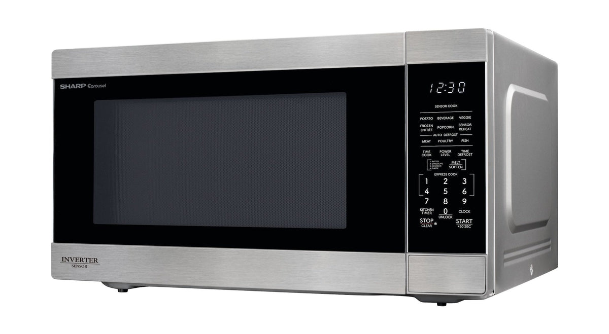 Sharp XL Countertop Microwave Oven with Inverter, 2.2-cu-ft