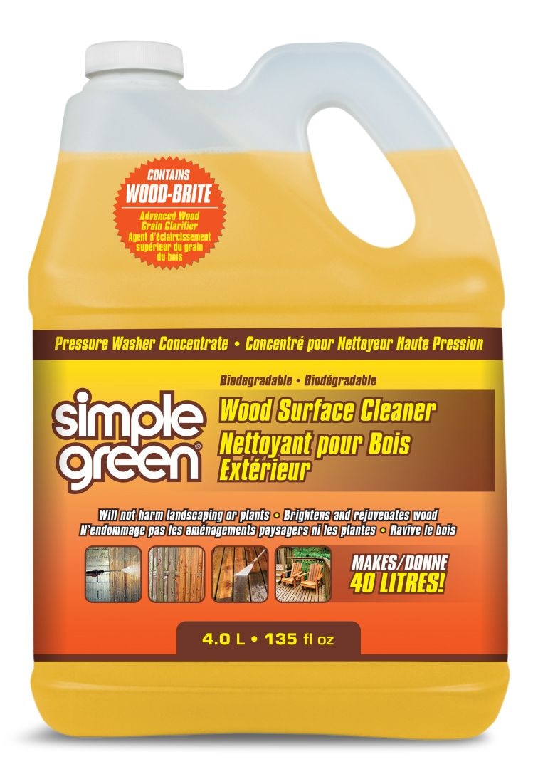 Wood Surface Concentrate Pressure Washer Detergent, 4L