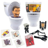 Giant Mystery Toilet Set with Surprise Toys for Ages 13+, Assorted Figures