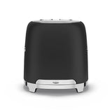 50's Retro Style Wide Slot Pop Up Electric Toaster with 6 Settings, 2-Slices, Matte Black