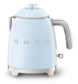 Retro Style Electric Mini Kettle with Cordless Base, Light Blue, 0.8-L