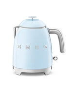 Retro Style Electric Mini Kettle with Cordless Base, Light Blue, 0.8-L