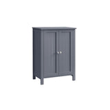 Home Dove Grey Floor Cabinet with 2 Adjustable Shelves