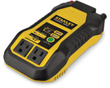 500W Inverter & Power Outlet with Battery Clamps, USB Ports, 12V DC Adapter