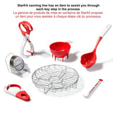 Half Pint Dishwasher Safe Canning Ladle, Red