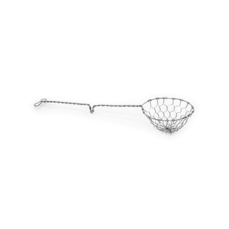 Stainless Steel Fondue Strainer, Chrome Finish, 2.5 x 8.5-in P6066