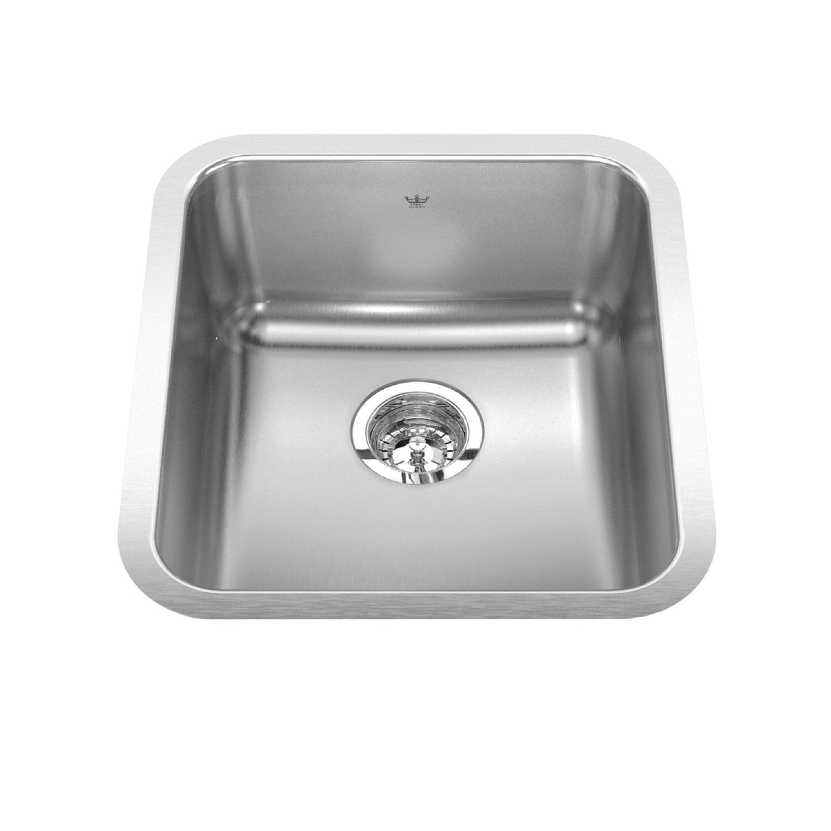 Single Stainless Steel Sink, 16.75x18.75-in