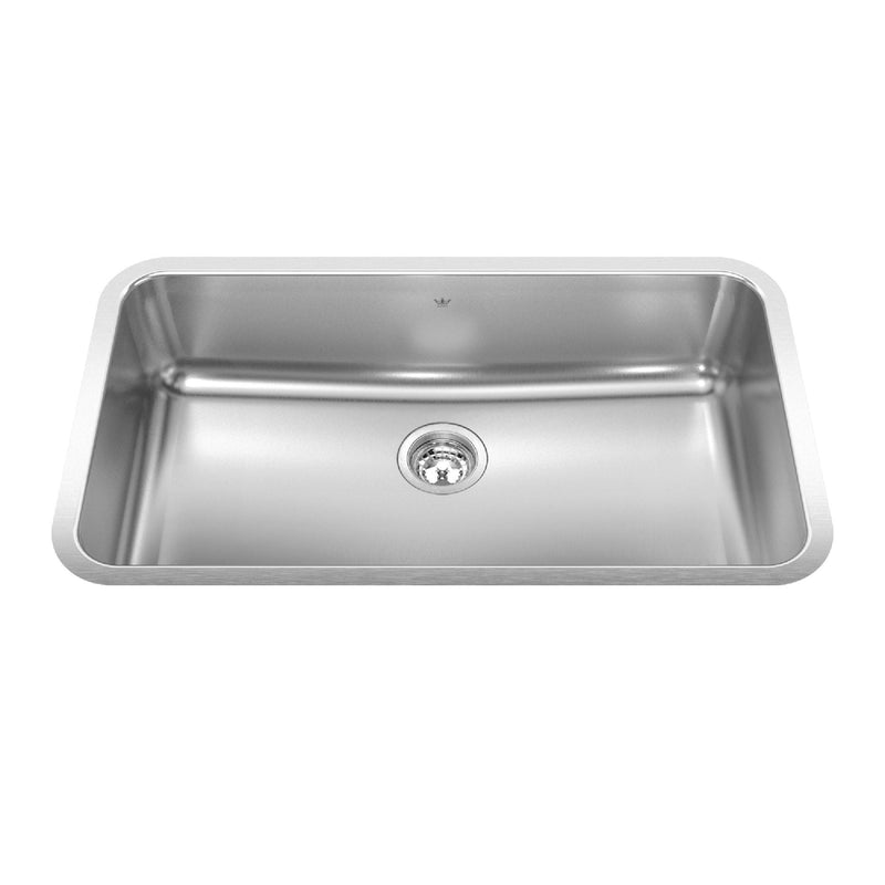 Single Stainless Steel Sink, 32.75x18.75-in M4218