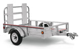 Galvalume Plus Open Rail Trailer, 4-ft x 6-ft