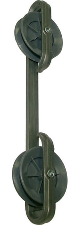 Strata Zinc Clothesline Spacer with Wheels, 10-in