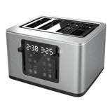 4-Slice Stainless Steel Digital Toaster, Extra wide slots, 7 Browning levels