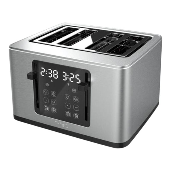4-Slice Stainless Steel Digital Toaster, Extra wide slots, 7 Browning levels R502