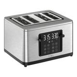 4-Slice Stainless Steel Digital Toaster, Extra wide slots, 7 Browning levels
