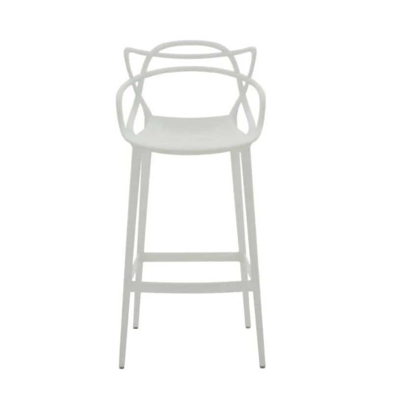 White Molded Polypropylene Keeper Stool A1906