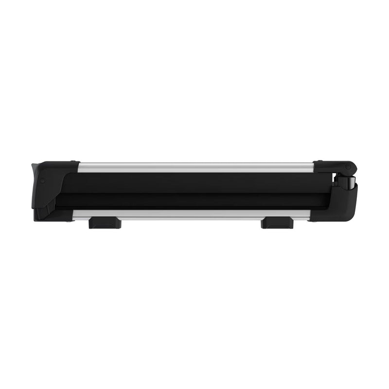 SnowPack Stainless Steel Roof Top Mount Ski/Snowboard Rack, Medium, Black, 2-pc A5098
