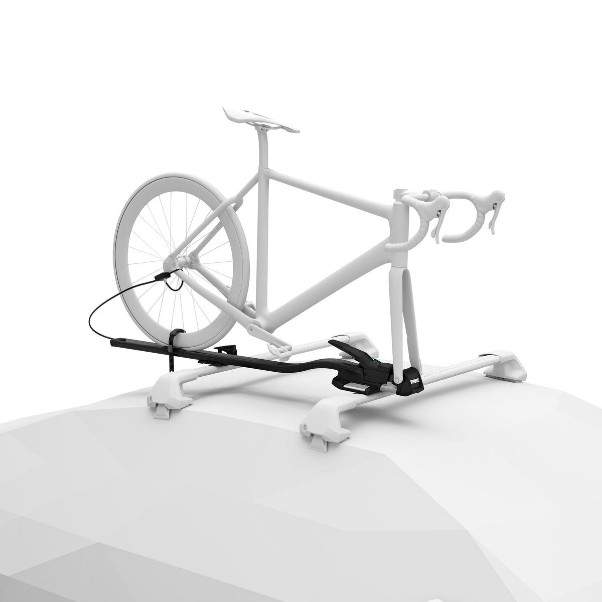 UpRide Black Lockable Fork Mount Roof Bike Rack