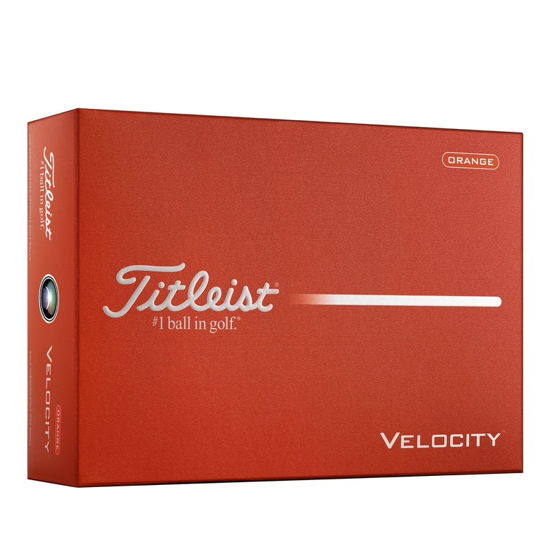 Velocity Golf Balls, Matte Orange, 12-pk W5094
