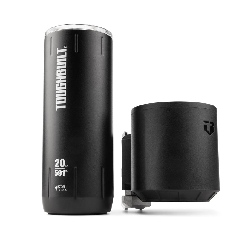 Stainless Steel Tumbler & Holder, 20-oz F6036
