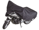 Premium Polyester Motorcycle Cover, Black, X-Large