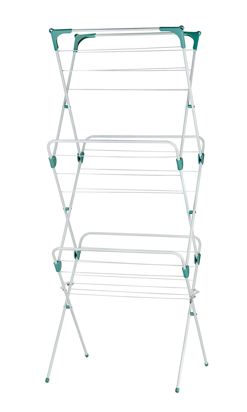 3-Tier Vertical Collapsible Drying Rack, 23.5 x 20.5 x 58-in A7607