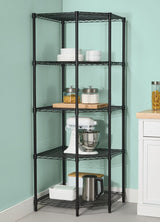 Type A 5-Tier Corner Storage Rack, No Tool Assembly