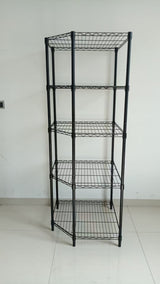 Type A 5-Tier Corner Storage Rack, No Tool Assembly