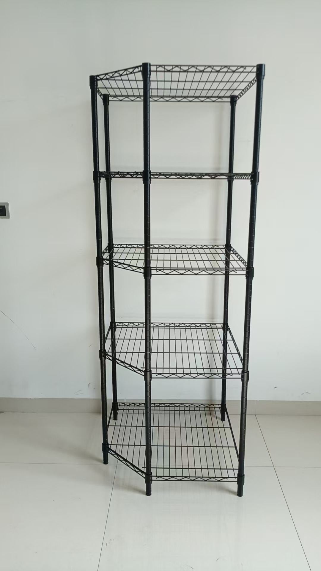 Type A 5-Tier Corner Storage Rack, No Tool Assembly