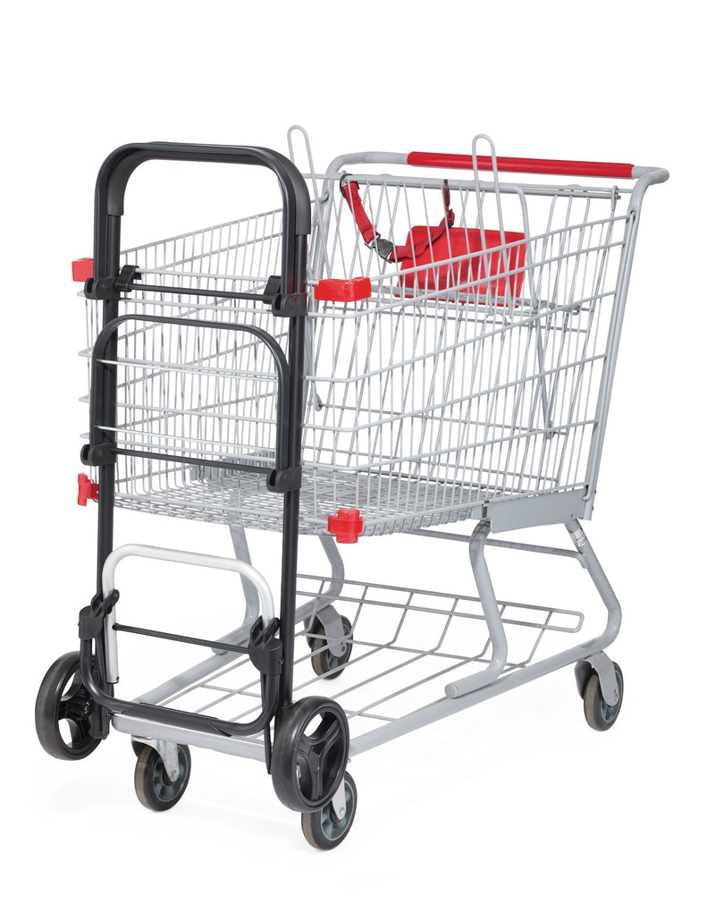Thermal 2-Bag Shopping Cart with Comfort Grip Handle M1836