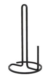 Squire Upright Metal Paper Towel Holder For Kitchen Countertop, Black