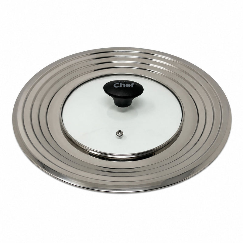 Universal Stainless Steel Glass Lid for Pots & Pans, Fits (24 cm) to (32 cm) K1242