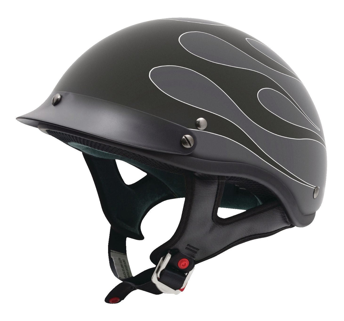 Shorty Classic Half-Shell Men's Motorcycle Helmet, Assorted Sizes