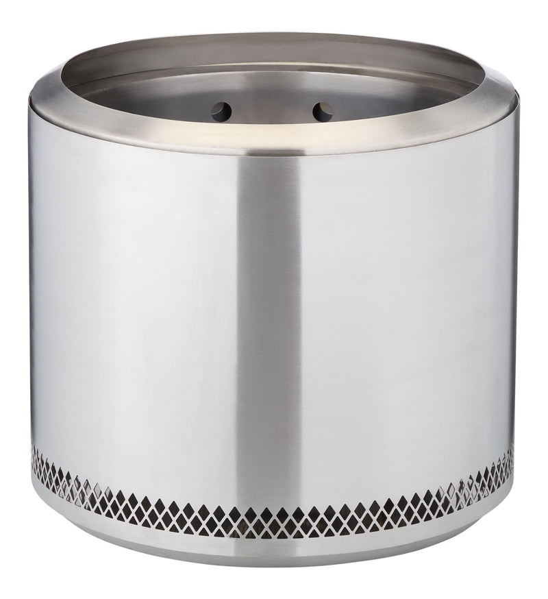 Stainless Steel Smokeless Bonfire Wood Burning Fire Pit, 19-in Z13