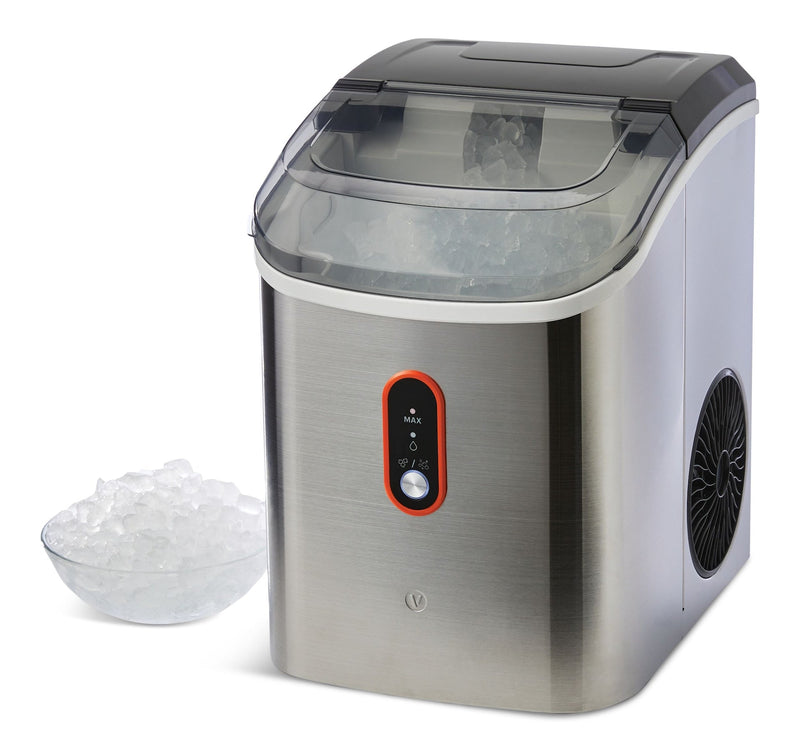Countertop Soft Nugget Ice Maker, 33-lb Ice/Day, Stainless Steel W2021