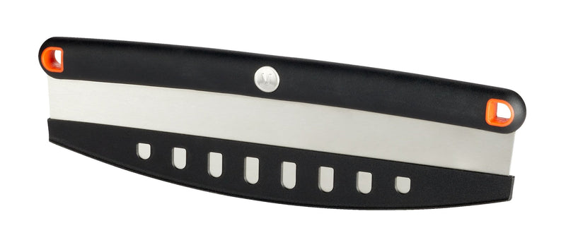 Stainless Steel Pizza Rocker Knife with Protective Sheath A7240