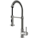 Edison Pull-Down Spray Kitchen Faucet, Stainless Steel