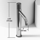 Segovia Gothic Grey Bathroom Sink/Basin Set with Apollo Faucet and Rectangular Vessel