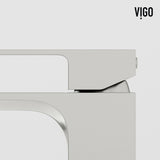 Tarragona Gothic Grey Bathroom Sink/Basin Set with Dunn Faucet and Rectangular Vessel