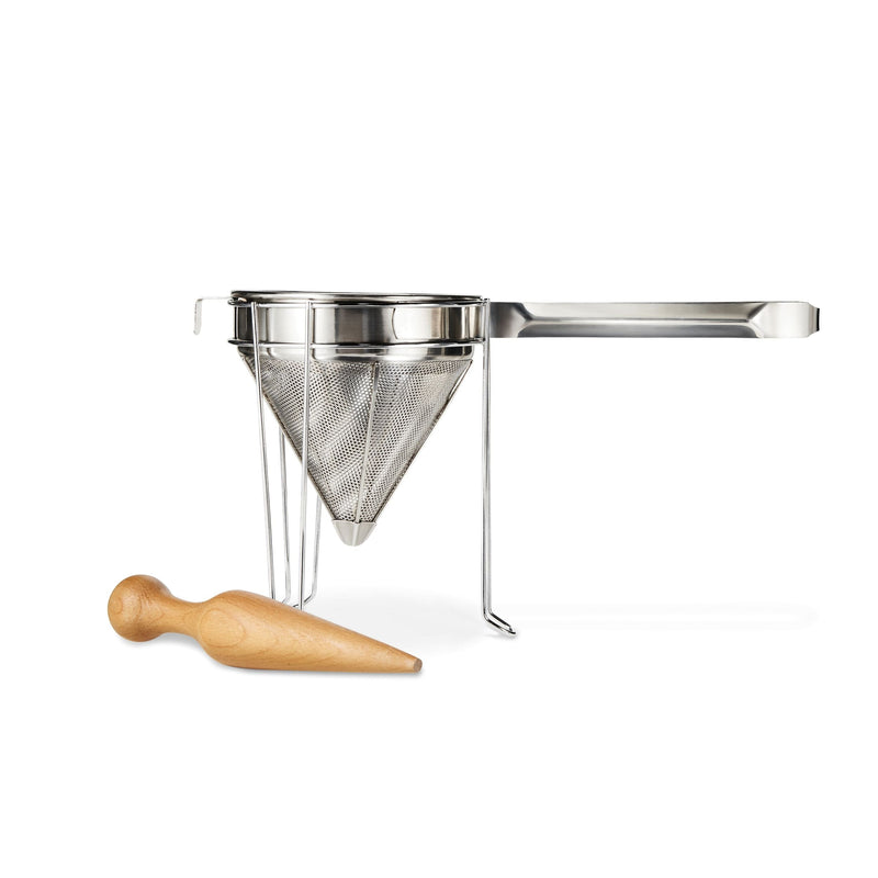 Stainless Steel Cone Strainer and Pestle Set P5658