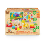 6-in-1 Wooden Game/Toy Gift Set for Ages 3+